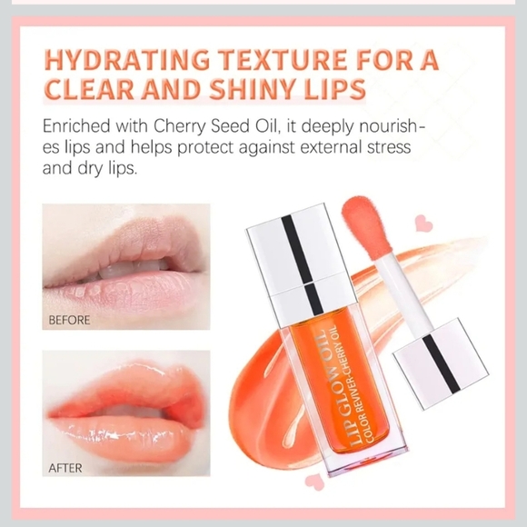 Dior Addict Lip Glow Oil 062 Bronze Glow - Cherry Oil New - Picture 7 of 11